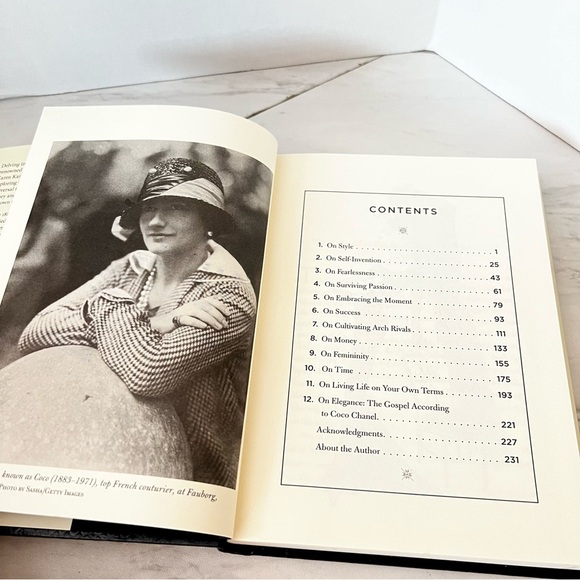 The Gospel According to Coco Chanel Hard Cover Book 8" X 5.5" By Karen Karbo - Picture 7 of 13